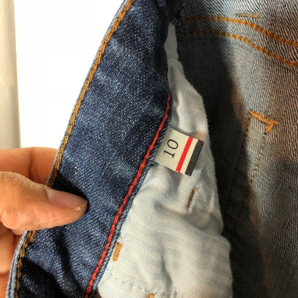 💫90s TREND ALERT TOMMY DENIM SKIRT - Picture 6 of 8